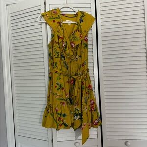 Mauve Mock Wrap Dress Sz M from Anthropologie